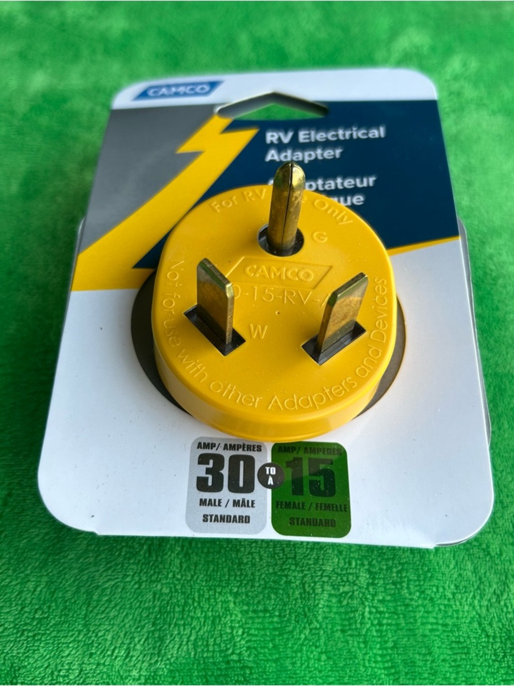 RV Electrical Adapter - 30AM/15AF - Picture 3 of 8